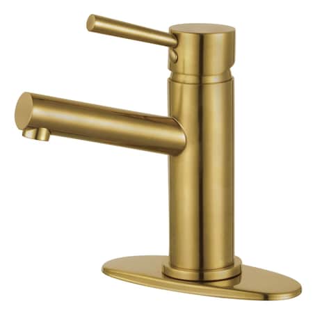 Fauceture LS8423DL Concord Single-Handle Bathroom Faucet W/ Push Pop-Up, Brass LS8423DL